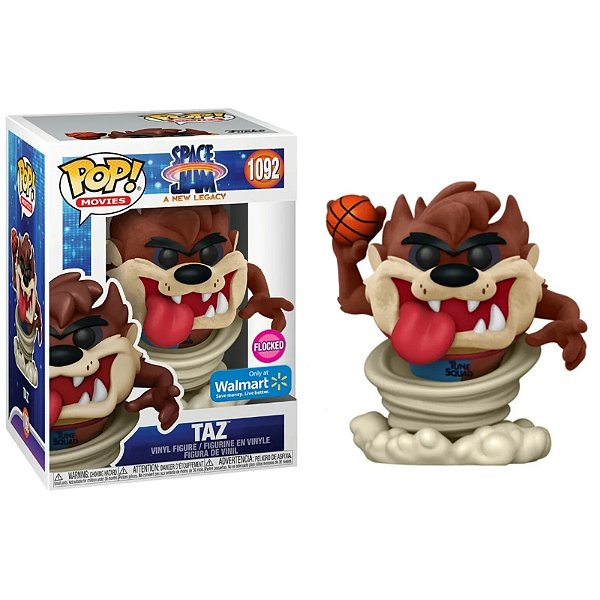 Funko Pop! Filme Space Jam Taz 1092 Exclusivo Flocked