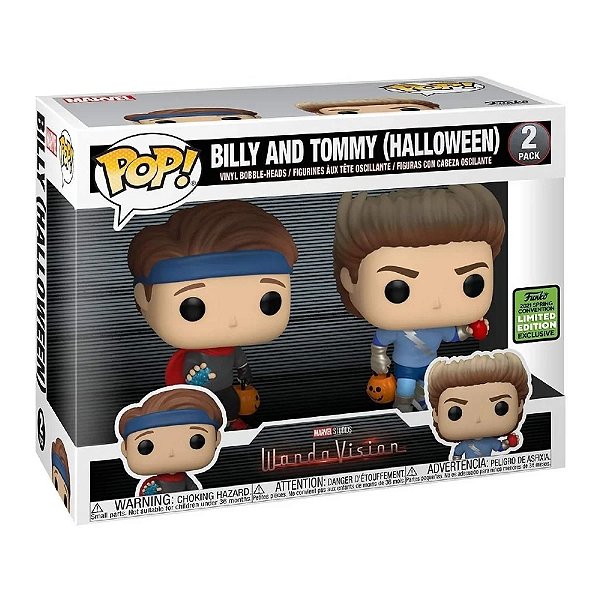 Funko Pop! Television Marvel WandaVision Billy And Tommy Halloween 2 Pack Exclusivo