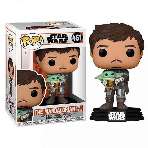 Funko Pop! Television Star Wars The Mandalorian With Grogu 461