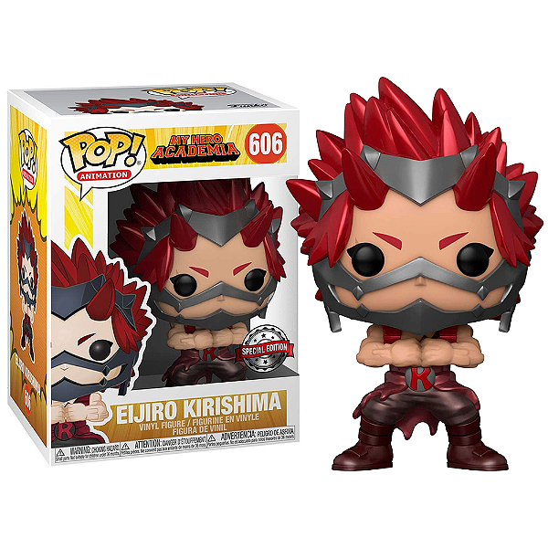 Funko Pop! Animation My Hero Academia Eijiro Kirishima 606 Exclusivo