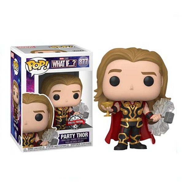 Funko Pop! Marvel What If? Party Thor 877 Exclusivo