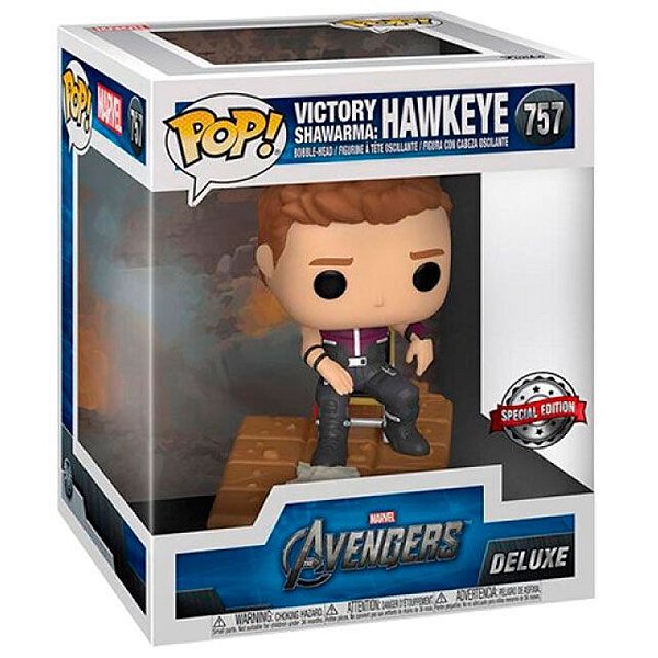 Funko Pop! Marvel Vingadores Avengers Victory Shawarma Hawkeye 757