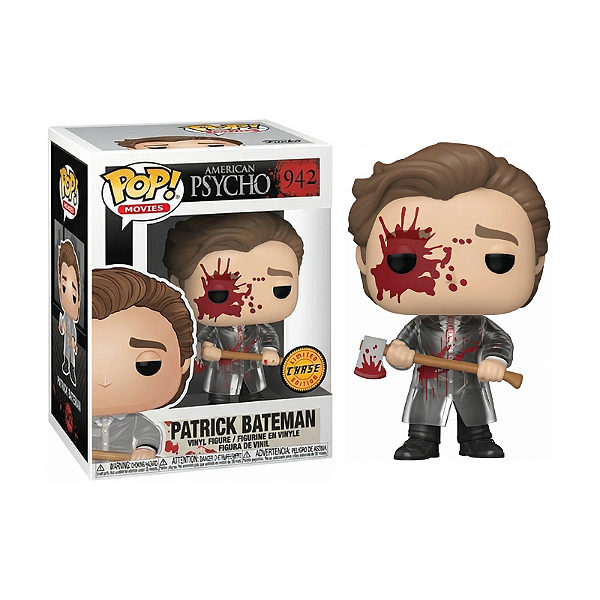Funko Pop! Filme Terror Psicopata Americano / American Psycho Patrick Bateman 942 Exclusivo Chase