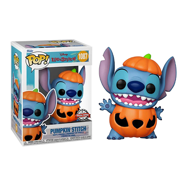 Funko Pop! Disney Lilo & Stitch Pumpkin Stitch 1087 Exclusivo