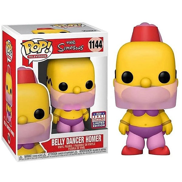 Funko Pop! Television Os Simpsons Belly Dancer Homer 1144 Exclusivo