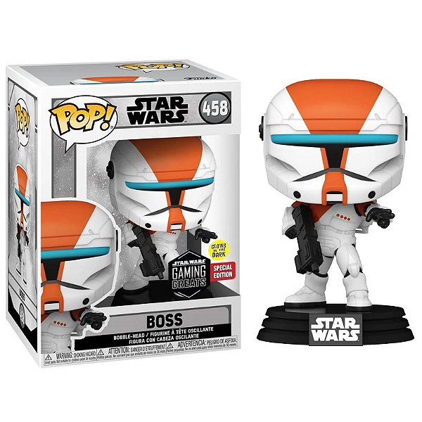 Funko Pop! Television Star Wars Boss 458 Exclusivo Glow