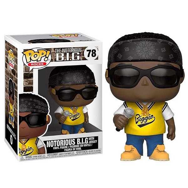 Funko Pop! Rocks The Notorious BIG With Jersey 78