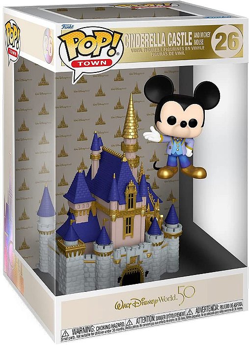 Funko Pop! Disney Town Cinderella Castle And Mickey Mouse 26