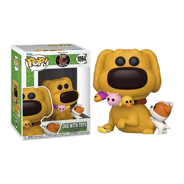 Funko Pop! Disney Up Altas Aventuras Dug With Toys 1094