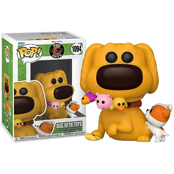Funko Pop! Disney UP Altas Aventuras Dug With Toys 1094