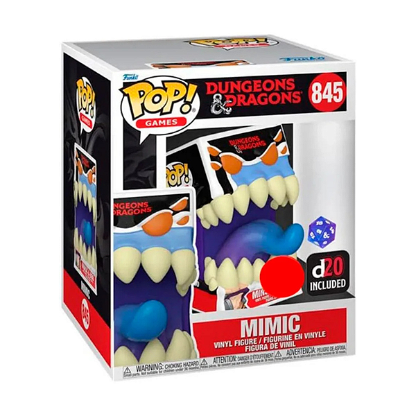 Funko Pop! Games Dungeons Dragons Mimic 845 Exclusivo