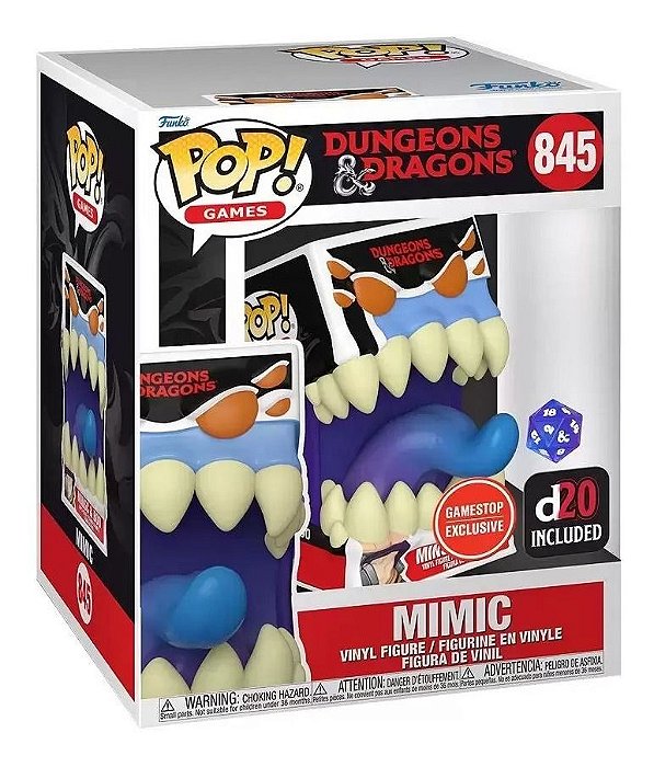 Funko Pop! Games Dungeons Dragons Mimic 845 Exclusivo