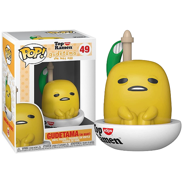 Funko Pop! Ad Icons Nissin Top Ramen Gudetama In Boat 49
