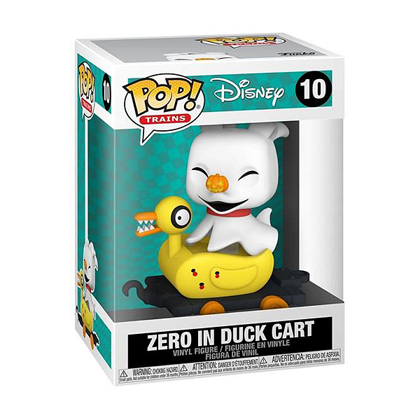 Funko Pop! Disney Trains O Estranho Mundo de Jack Zero In Duck Cart 10