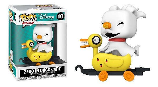 Funko Pop! Disney Trains O Estranho Mundo de Jack Zero In Duck Cart 10