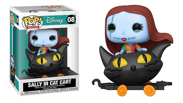 Funko Pop! Disney Trains O Estranho Mundo de Jack Sally In Cat Cart 08