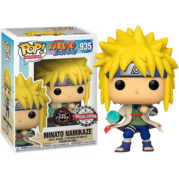 Funko Pop! Animation Naruto Shippuden Minato Namikaze 935 Exclusivo Glow Chase