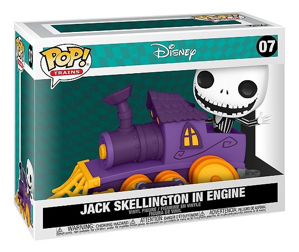 Funko Pop! Disney Trains O Estranho Mundo de Jack Skellington In Engine 07