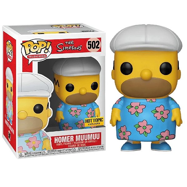 Funko Pop! Television Os Simpsons Homer Muumuu 502 Exclusivo