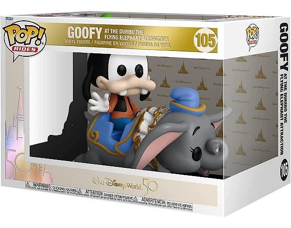 Funko Pop! Rides Mickey Mouse Pateta Goofy At The Dumbo 105