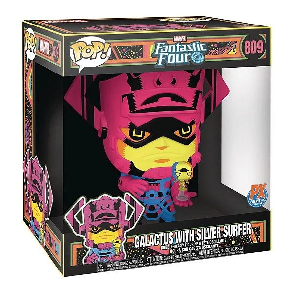 Funko Pop! Marvel Quarteto Fantastico Fantastic Four Galactus With Silver Surfer 809 Exclusivo