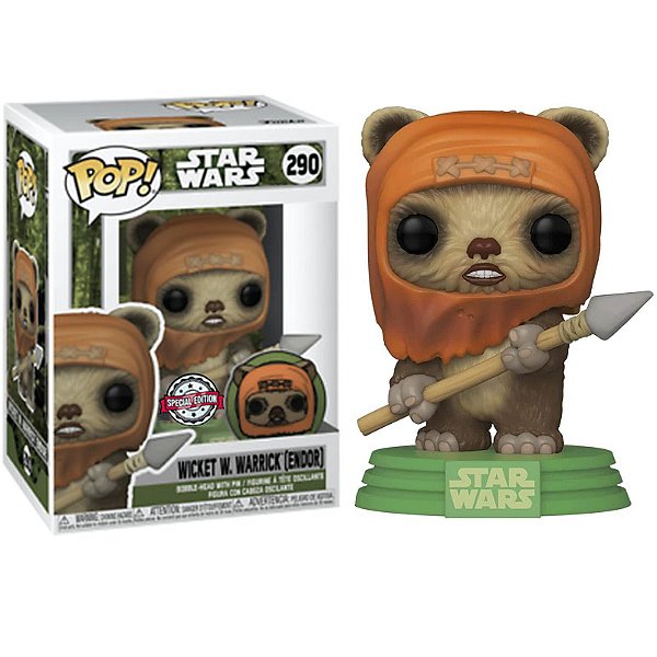 Funko Pop! Television Star Wars Wicket W. Warrick Endor 290 Exclusivo