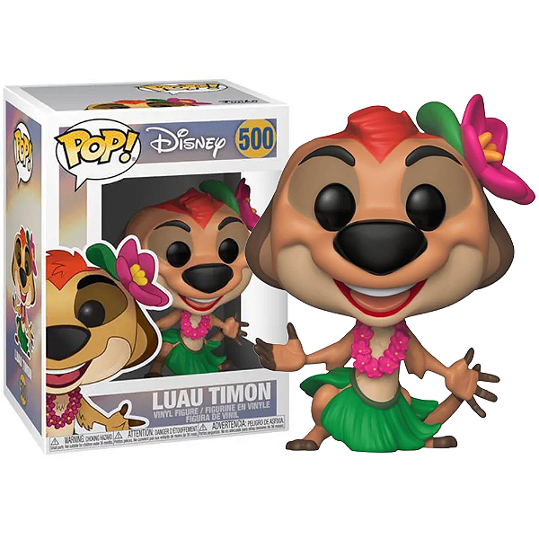 Funko Pop! Disney O Rei Leao Luau Timon 500