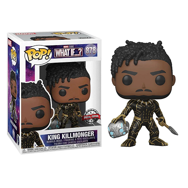 Funko Pop! Marvel What If...? King Killmonger 878 Exclusivo