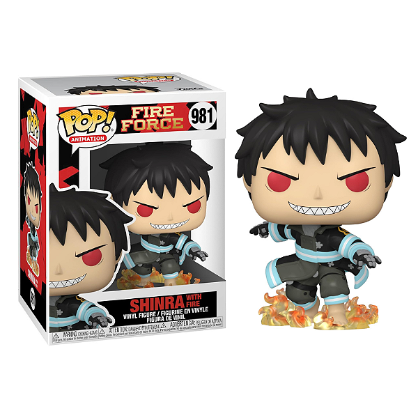 Funko Pop! Animation Fire Force Shinra With Fire 981