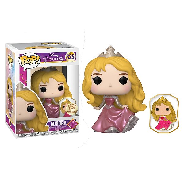 Funko Pop! Filme Disney A Bela Adormecida Aurora 325 Exclusivo Gold