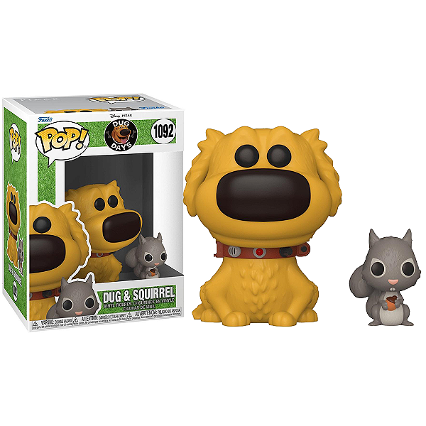 Funko Pop! Disney UP Altas Aventuras Dug Days Dug & Squirrel 1092