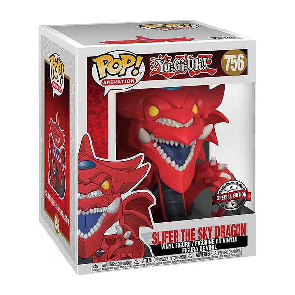 Funko Pop! Animation Yu-Gi-Oh Slifer The Sky Dragon 756 Exclusivo