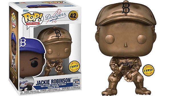 Funko Pop! Baseball MLB Sports Legends Dodgers Jackie Robinson 42 Exclusivo Chase