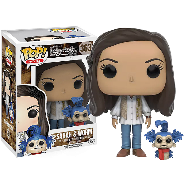 Funko Pop! Filme Labirinto A Magia do Tempo Labyrinth Sarah & Worm 363