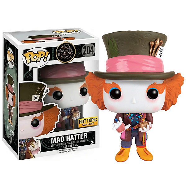 Funko Pop! Disney Alice No Pais Das Maravilhas Mad Hatter 204 Exclusivo
