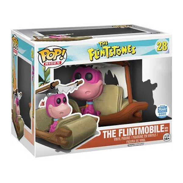 Funko Pop! Rides Animation The Flintstones Dino The Flintmobile 28 Exclusivo 6000 pcs