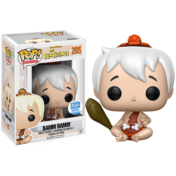 Funko Pop! Animation The Flintstones Bamm Bamm 205 Exclusivo