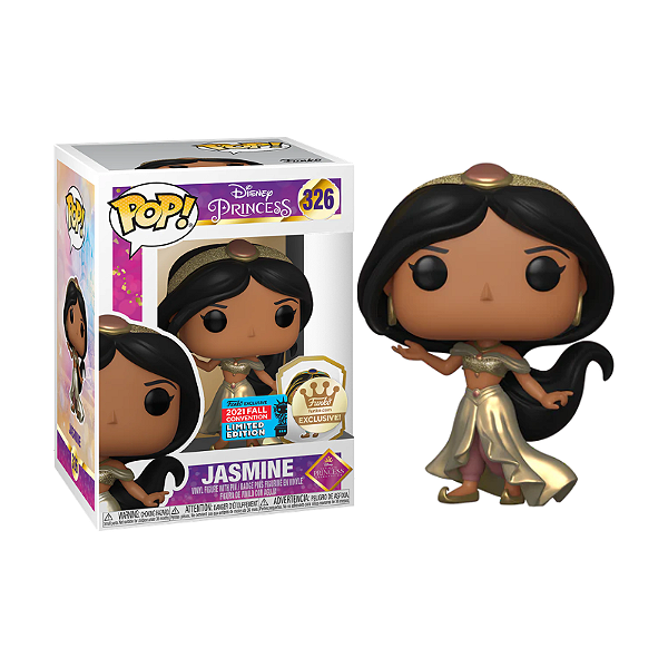 Funko Pop! Disney Aladdin Jasmine 326 Exclusivo Gold