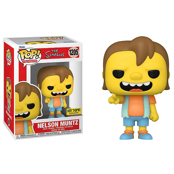 Funko Pop! Television Os Simpsons Nelson Muntz 1205 Exclusivo