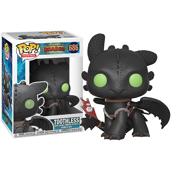 Funko Pop! Filme Como Treinar O Seu Dragão Banguela / Toothless 686