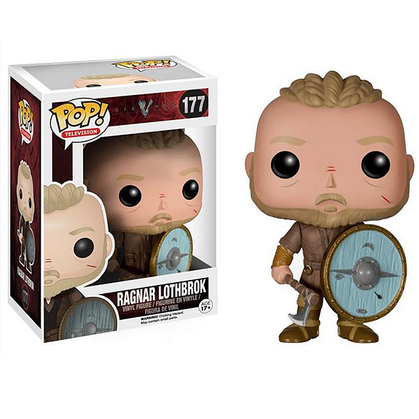 Funko Pop! Television Vikings Ragnar Lothbrok 177 * Caixa com detalhe