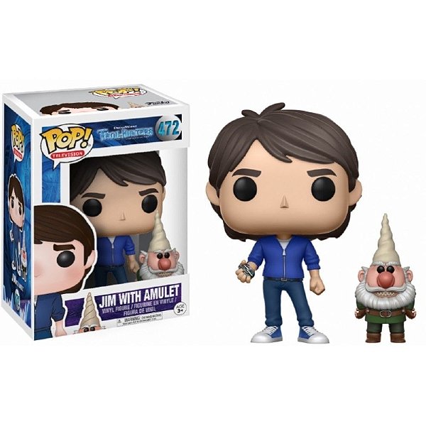 Funko Pop! Television Cacadores de Trolls / TrollHunters Jim With Amulet 472