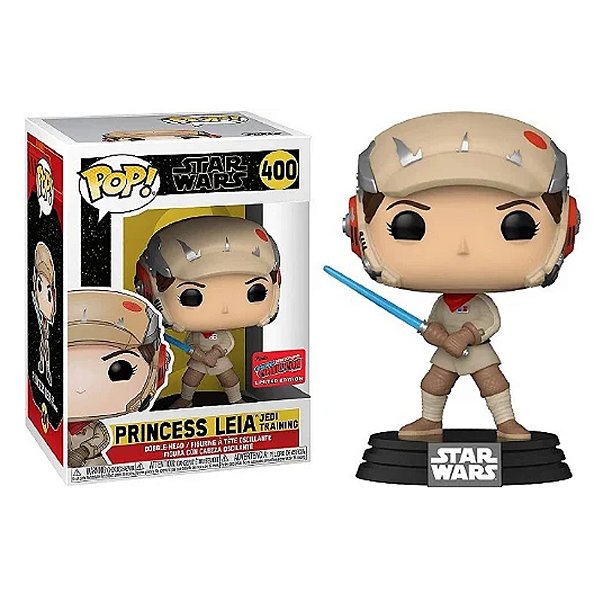 Funko Pop! Television Star Wars Princess Leia Jedi Training 400 Exclusivo