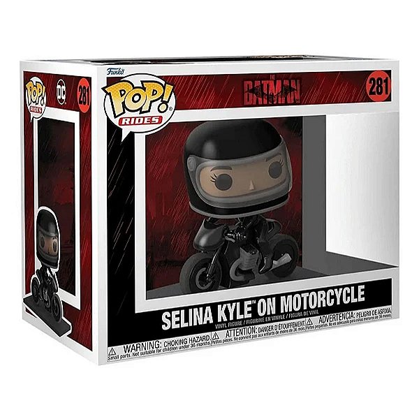 Funko Pop! Rides DC Comics Batman Mulher Gato / Catwoman Selina Kyle On Motorcycle 281