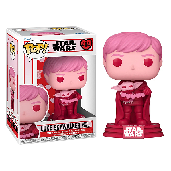 Funko Pop! Television Star Wars Luke Skywalker With Grogu 494