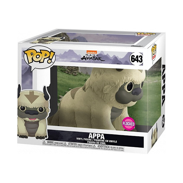Funko Pop! Animation Avatar Appa 643 Exclusivo Flocked