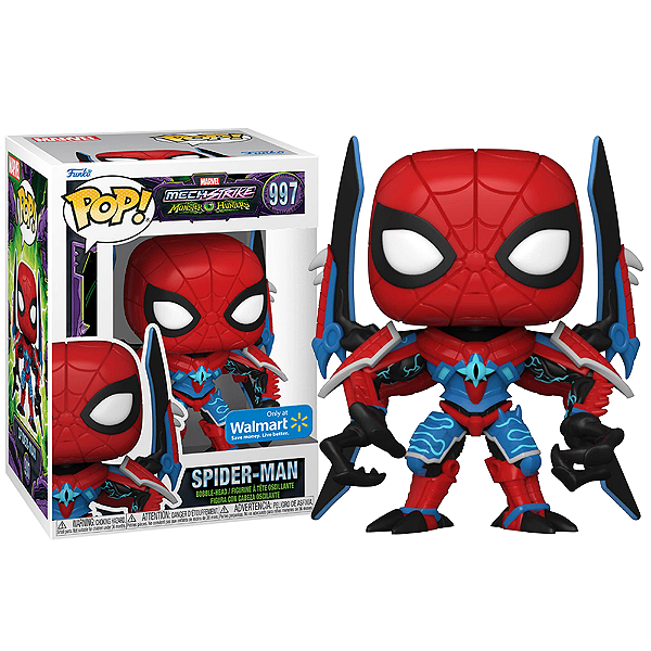 Funko Pop! Mech Strike Monster Hunters Spider-Man 997 Exclusivo