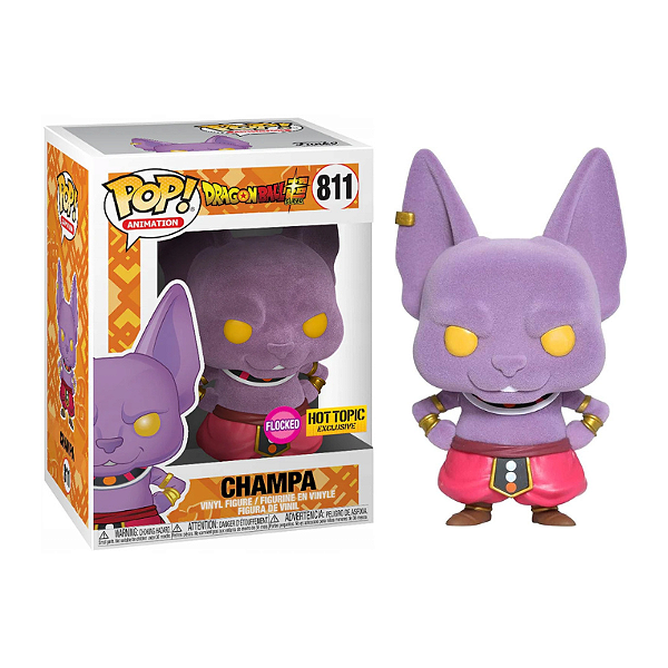 Funko Pop! Animation Dragon Ball Z Champa 811 Exclusivo Flocked