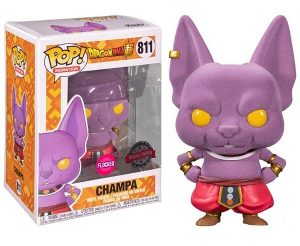 Funko Pop! Animation Dragon Ball Z Champa 811 Exclusivo Flocked