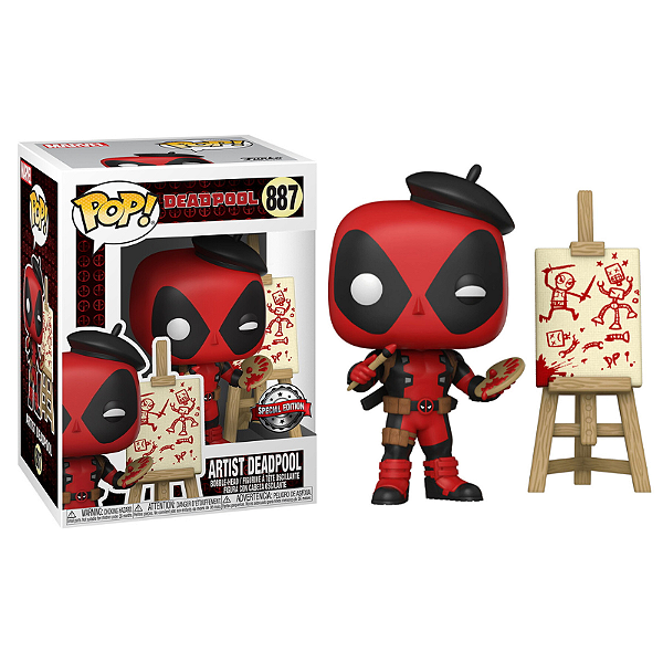 Funko Pop! Marvel Deadpool Artist Deadpool 887 Exclusivo